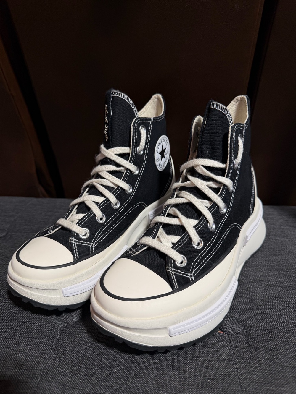 Converse Run Star Legacy CX Chuck Taylor Black Platform Sneakers Women’s 7.5 - Picture 7 of 13